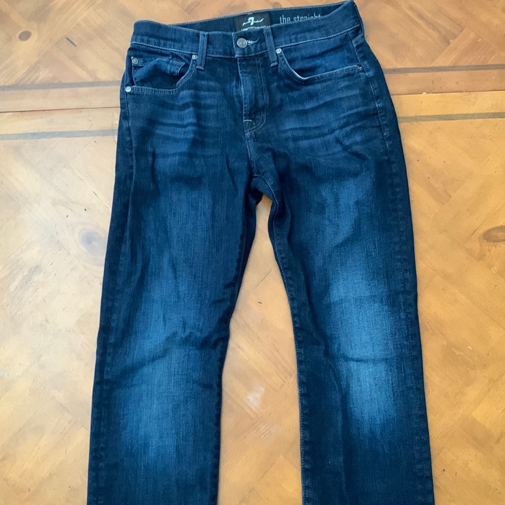 7 for all Mankind, Luxe Performance, The Straight, Waist Size 29.